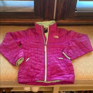 Girls North Face Thermoball Puffer Jacket Coat